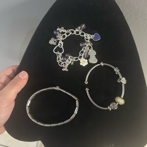 Miscellaneous charm bracelets stainless steel